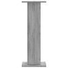 vidaXL Speakerstandaards 2 st 30x30x80 cm bewerkt hout grijs sonoma