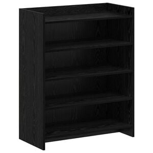 vidaXL Schoenenkast Zwart eiken 73,5 x 36 x 92 cm Bewerkt hout