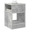 vidaXL Bijzettafel 2 pcs Beton Grijs 30,5 x 30 x 45 cm Bewerkt hout