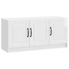 vidaXL TV-kast Hoogglans Wit 99 x 34,5 x 47 cm Bewerkt hout
