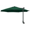 vidaXL Tuinparasol Groen 248 x 248 x 148 cm Polyester en staal