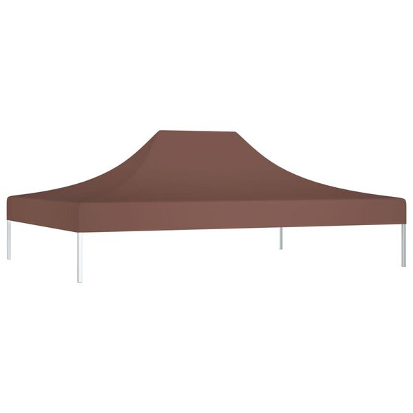 vidaXL Partytentdak 270 g/m&sup2; 4x3 m bruin