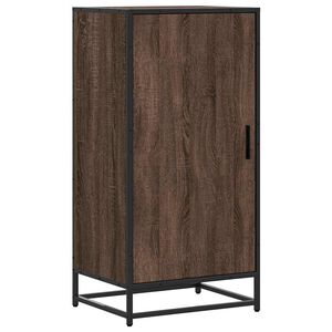 vidaXL Schoenenrek 48x38x97,5 cm bewerkt hout bruin eikenkleurig