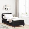 vidaXL Boxspringbed met matras Zwart 80 x 200 cm Fluweel