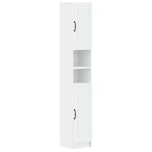vidaXL Badkamerkast met Open Plank UTRECHT Wit 30 x 31 x 187 cm