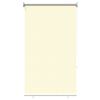 vidaXL Rolgordijn UV-bescherming Cr&egrave;mekleurig 80 x 140 cm Polyester