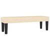 vidaXL Bankje 100x30x30 cm stof cr&egrave;mekleurig