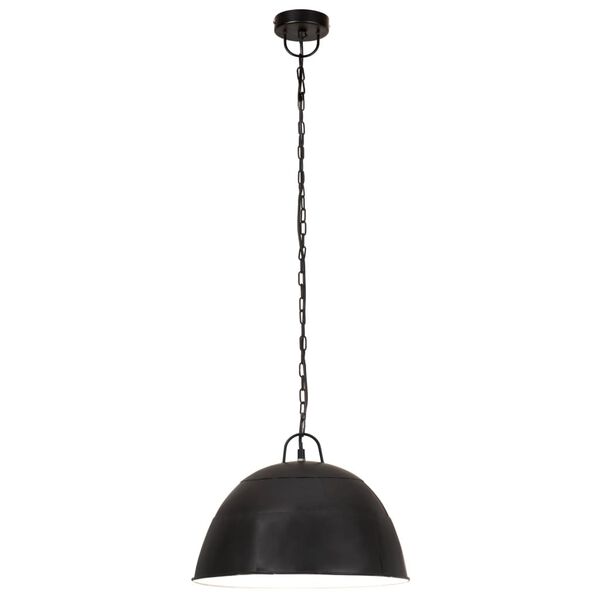vidaXL Hanglamp industrieel vintage rond 25 W E27 41 cm zwart