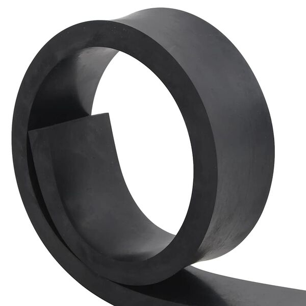 vidaXL Rubberen rand voor sneeuwploeg 120x8x2 cm zwart