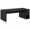 vidaXL Salontafel Zwart Eiken 101,5 x 50 x 37 cm Bewerkt hout