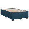 vidaXL Boxspring met matras fluweel blauw 120x200 cm