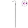 vidaXL Tentharingen 25 st &Oslash;7 mm 23 cm gegalvaniseerd staal