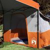 vidaXL Camping Tent Set met dak 2 pcs Oranje Taffeta en Stof