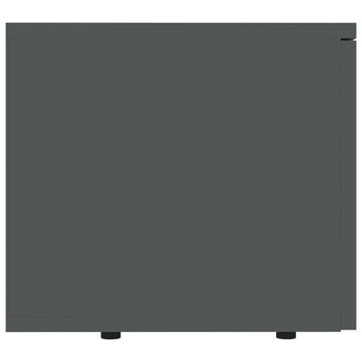 vidaXL Tv-meubel 80x34x30 cm spaanplaat grijs
