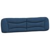 vidaXL Bedframe zonder matras "Hvar" stof blauw 200x200 cm