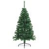 vidaXL Kunstmatig Voorverlicht Kerstboom met 150 LED Groen 150 cm PVC