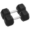 vidaXL Halters 2 st 12,5 kg totaal gietijzer