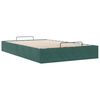 vidaXL Ottoman bedframe zonder matras 120x200 cm fluweel donkergroen