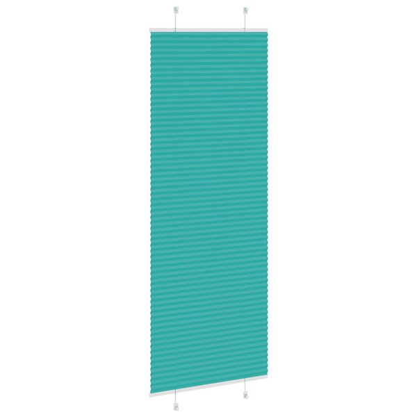 vidaXL Pliss&eacute; rolgordijn 75x200 cm stofbreedte 74,4 cm petrol groen