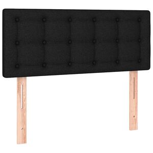 vidaXL Hoofdbord 80x5x78/88 cm stof zwart