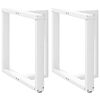 vidaXL Eettafelpoten 2 st T-vormig 80x35x(72-73) cm staal wit