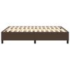 vidaXL Boxspring bed kunstleer bruin 140x190 cm