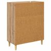 vidaXL Dressoir Artisan Eiken 69,5 x 34 x 90 cm Bewerkt hout