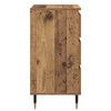 vidaXL Dressoir met lade Oud hout 35 x 40 x 70 cm Bewerkt hout