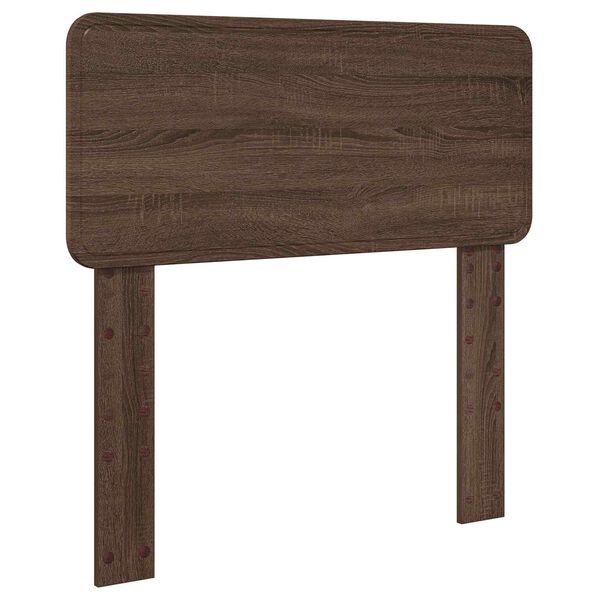 vidaXL Hoofdbord Bruin Eiken 75 cm Bewerkt hout