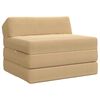 vidaXL Vouwbare Bankbed Lichtgroen Grijs 200 x 70 x 10 cm Katoen Stof