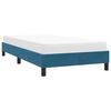vidaXL Bedframe zonder matras 80x220 cm fluweel donkerblauw
