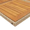 vidaXL 11-delige Tuinset met kussens poly rattan beige