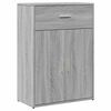 vidaXL Dressoir 60x30x84 cm bewerkt hout grijs sonoma eikenkleurig