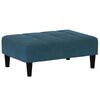 vidaXL Voetenbank 77x55x31 cm fluweel blauw