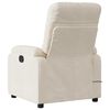 vidaXL Massagestoel microvezelstof beige