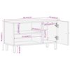vidaXL Tv-meubel 80x31x46 cm massief mangohout