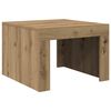 vidaXL Salontafel Artisan Eiken 50 x 50 x 35 cm Bewerkt hout