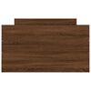 vidaXL Bedframe hoofd- en voeteneinde bruin eikenkleur 100x200 cm