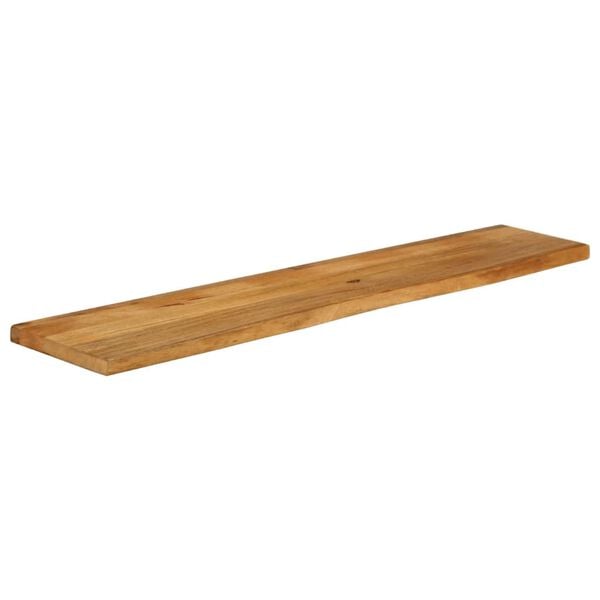 vidaXL Tafelblad met natuurlijke rand 180x40x2,5 cm massief mangohout