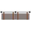 vidaXL Hangend Hoofdeinde Effen Taupe 170 x 55 x 5 cm Antiek PU
