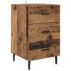 vidaXL Nachtkastje Oudhout 40 x 40 x 66 cm Bewerkt hout