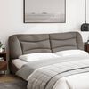 vidaXL Hoofdbordkussen "Hvar" 200 cm stof taupe