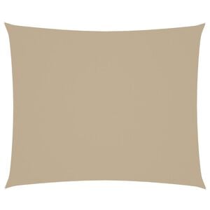 vidaXL Zonnescherm rechthoekig 4x6 m oxford stof beige