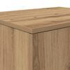 vidaXL Opbergkast 2 pcs Artisan Eiken 127 x 41 x 40 cm Bewerkt hout