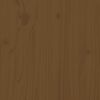 vidaXL Bedframe massief hout honingbruin 75x190 cm