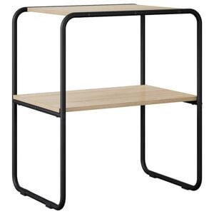 vidaXL Wandtafel Sonoma Eiken 80 x 42,5 x 70 cm Bewerkt hout