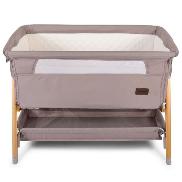 Baninni Co-sleeper Elia 2-in-1 92x55x82 cm taupe