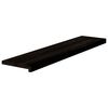 vidaXL Traptreden 16 st 110x30x2 cm massief eikenhout donkerbruin