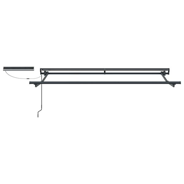 vidaXL Elektrisch Uittrekbaar Zonnescherm Cr&egrave;me 2,5 x 2 m