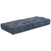 vidaXL Modulair bank Indigo Print 70 x 70 x 36 cm Stof